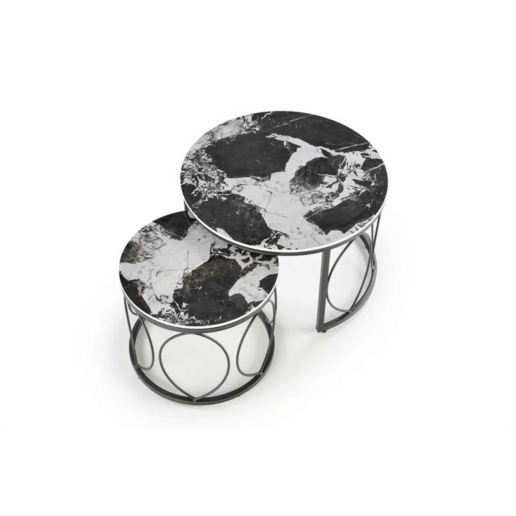 Set 2 masute HOUSTON OCN-37241, negru
