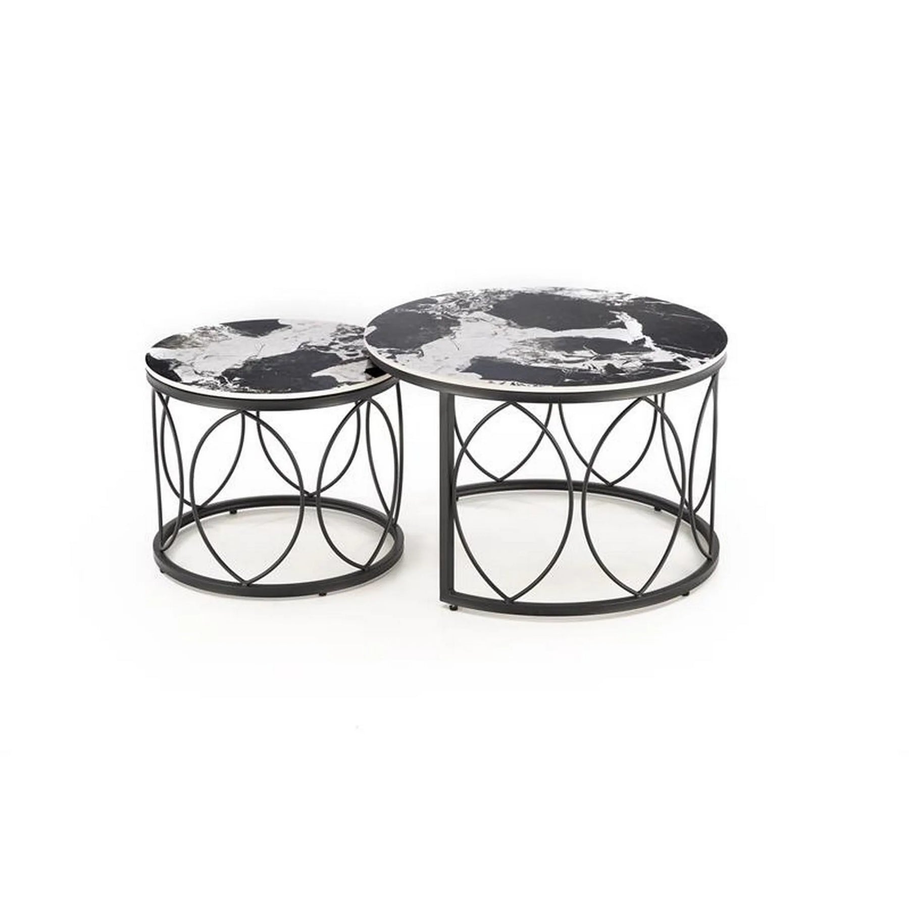 Set 2 masute HOUSTON OCN-37241, negru