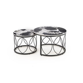 Set 2 masute HOUSTON OCN-37241, negru