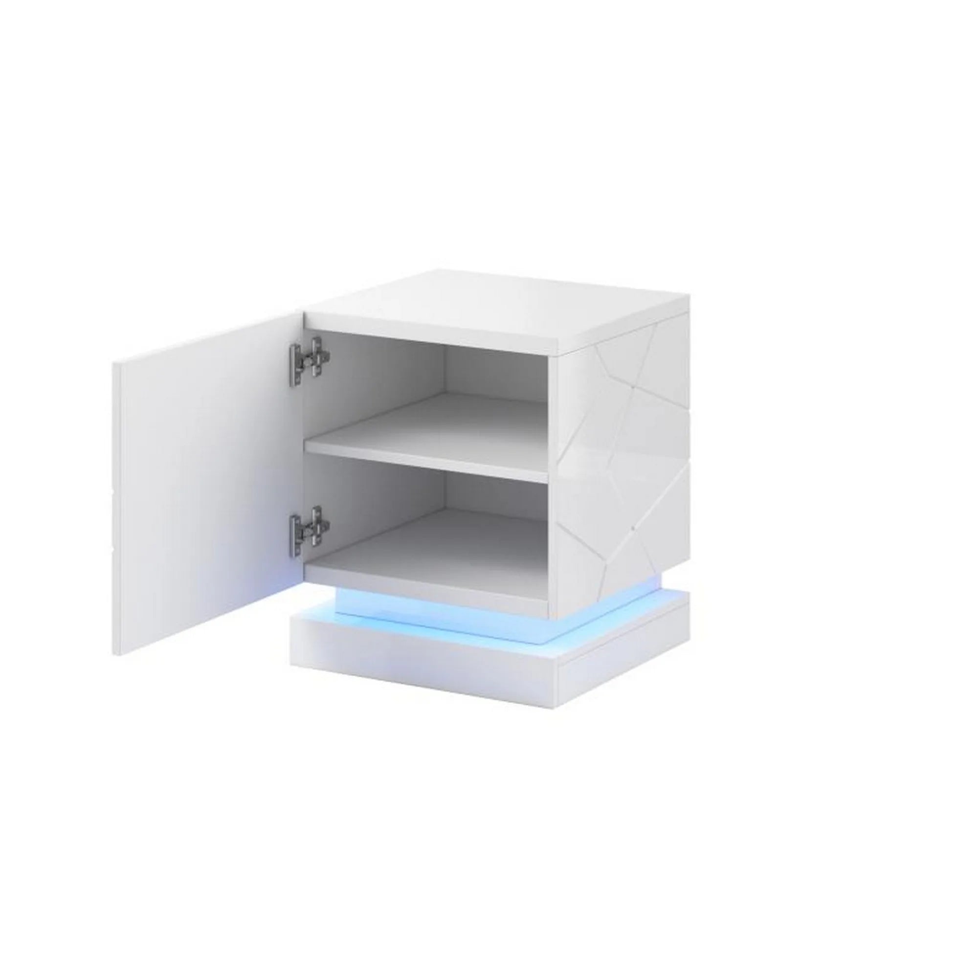 Set 2 noptiere HOUSTON OCN-36982, alb