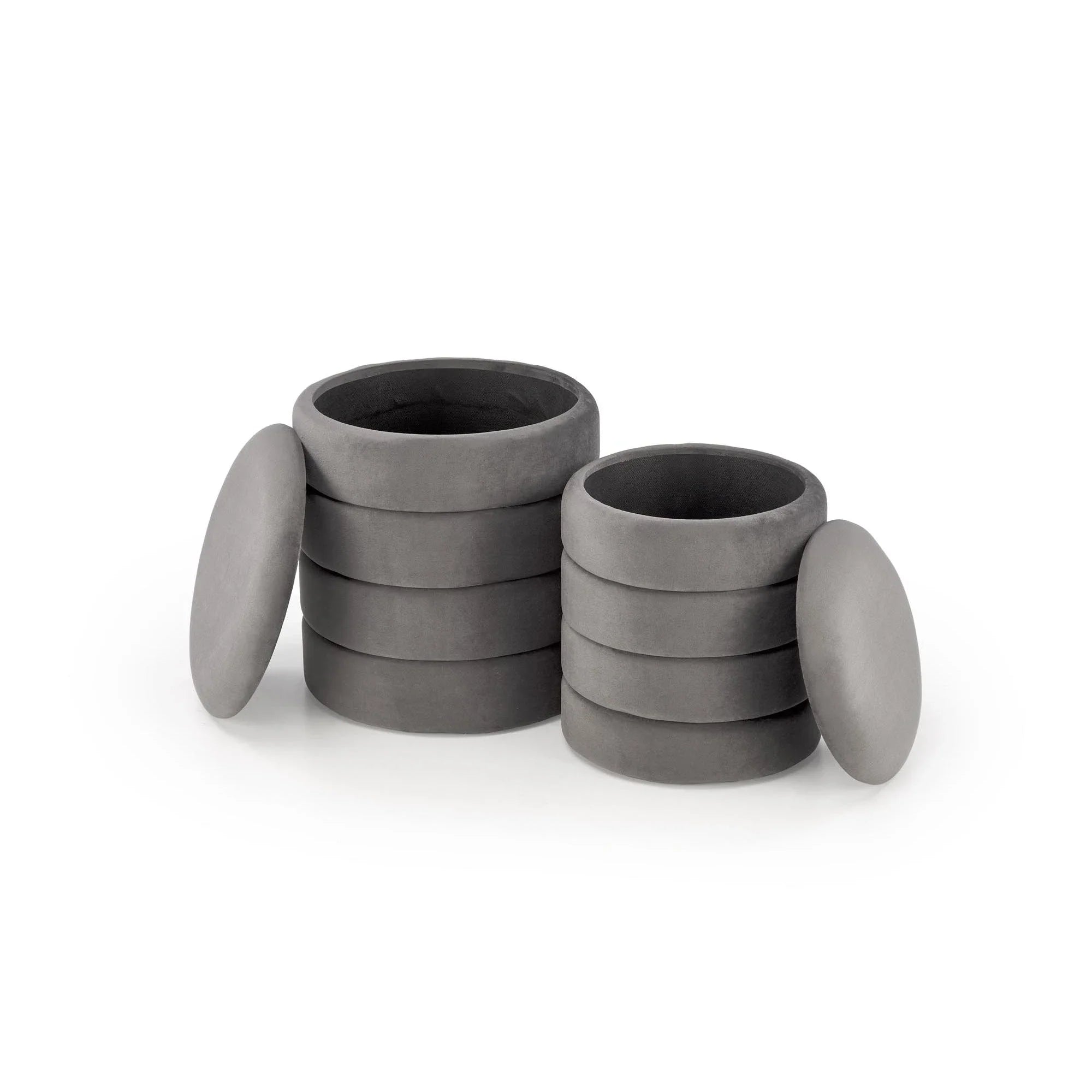 Set 2 taburete HOUSTON OCN-35828, gri