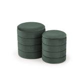Set 2 taburete HOUSTON OCN-35829, verde