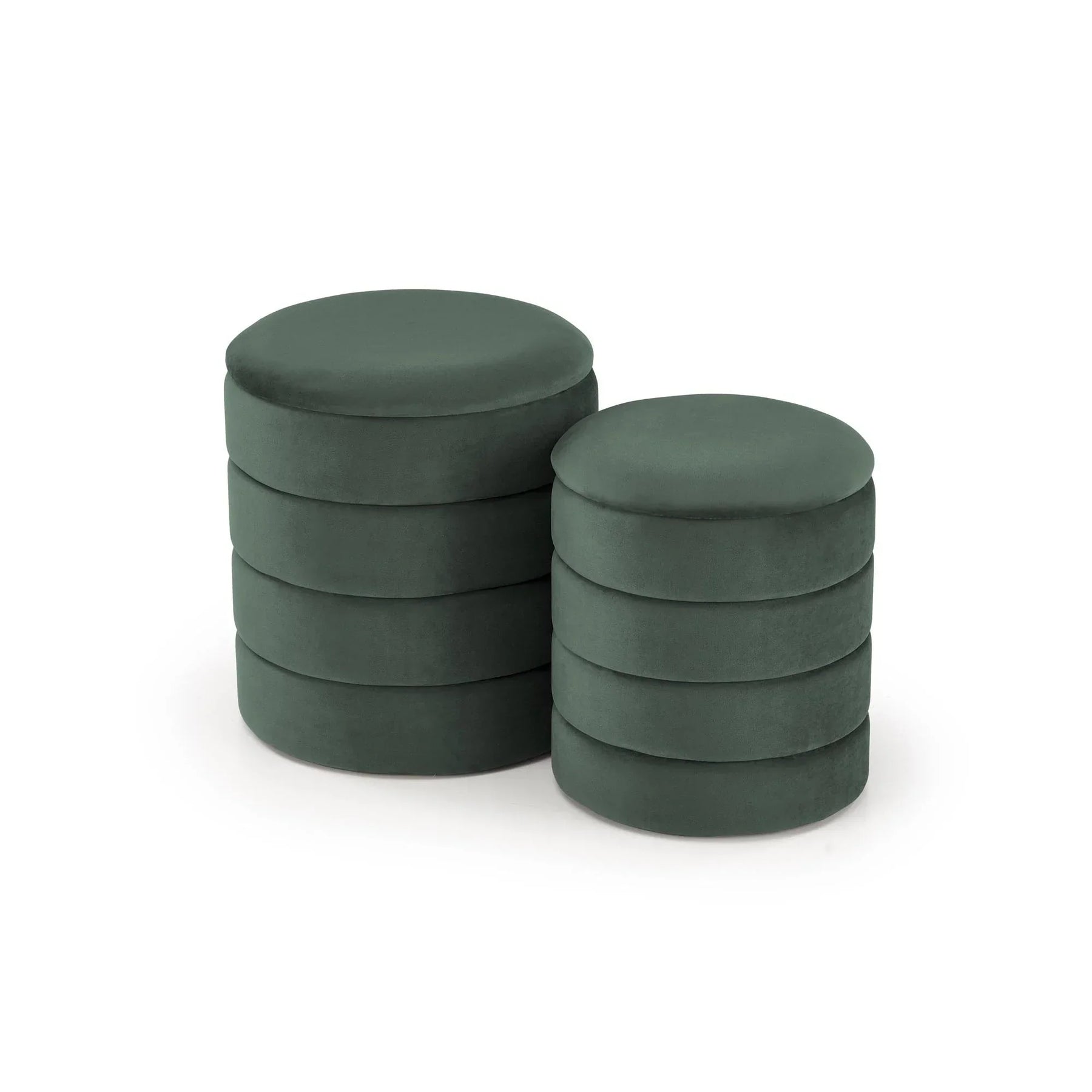 Set 2 taburete HOUSTON OCN-35829, verde