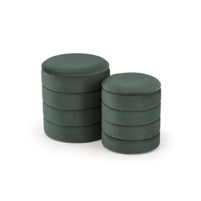 Set 2 taburete HOUSTON OCN-35829, verde