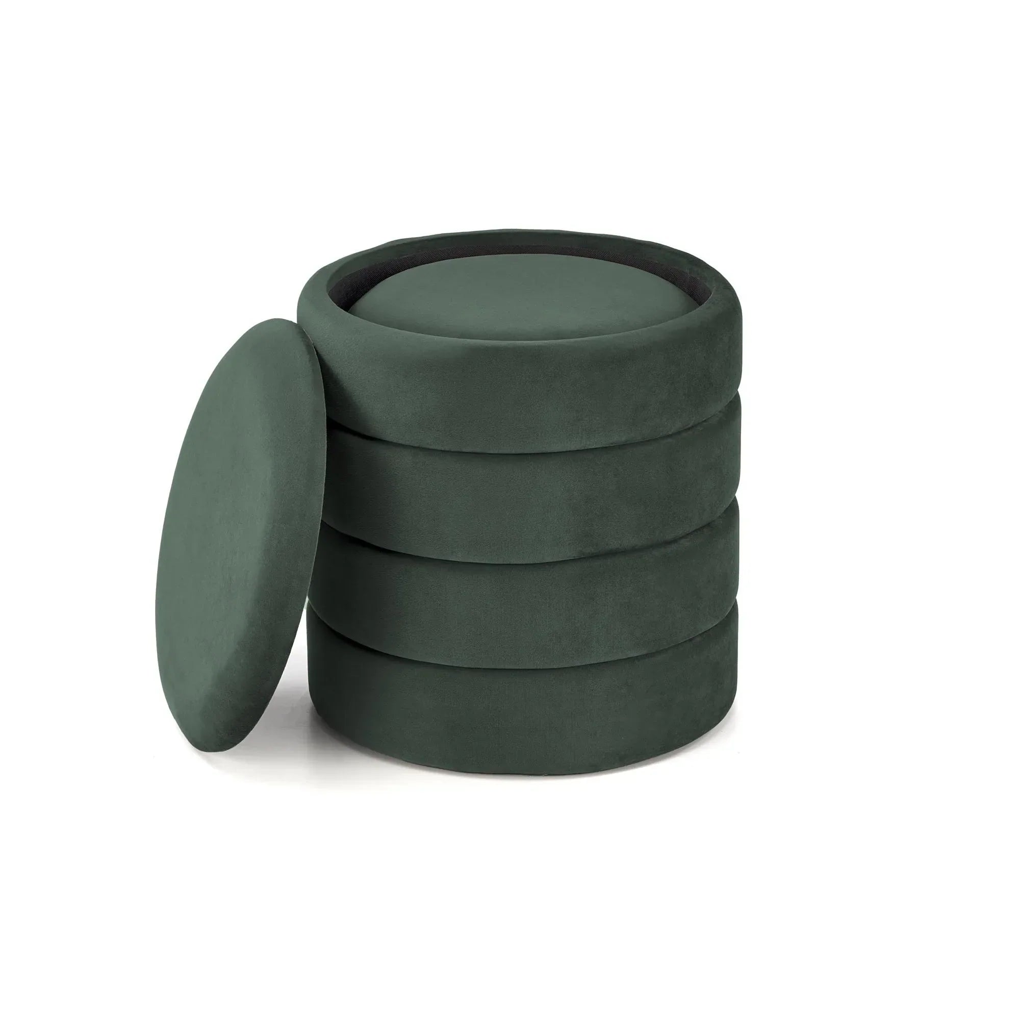 Set 2 taburete HOUSTON OCN-35829, verde