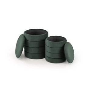 Set 2 taburete HOUSTON OCN-35829, verde