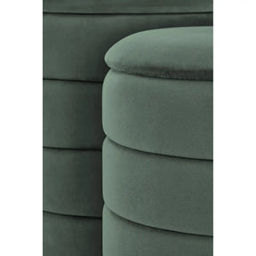 Set 2 taburete HOUSTON OCN-35829, verde