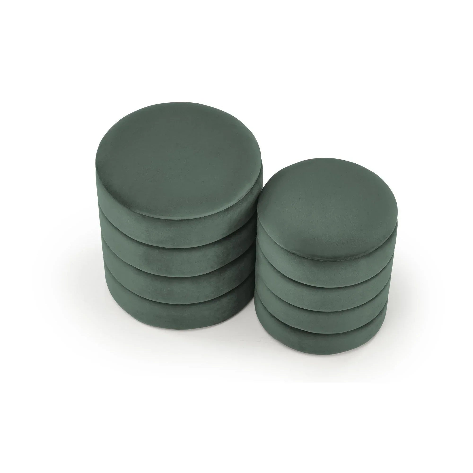 Set 2 taburete HOUSTON OCN-35829, verde