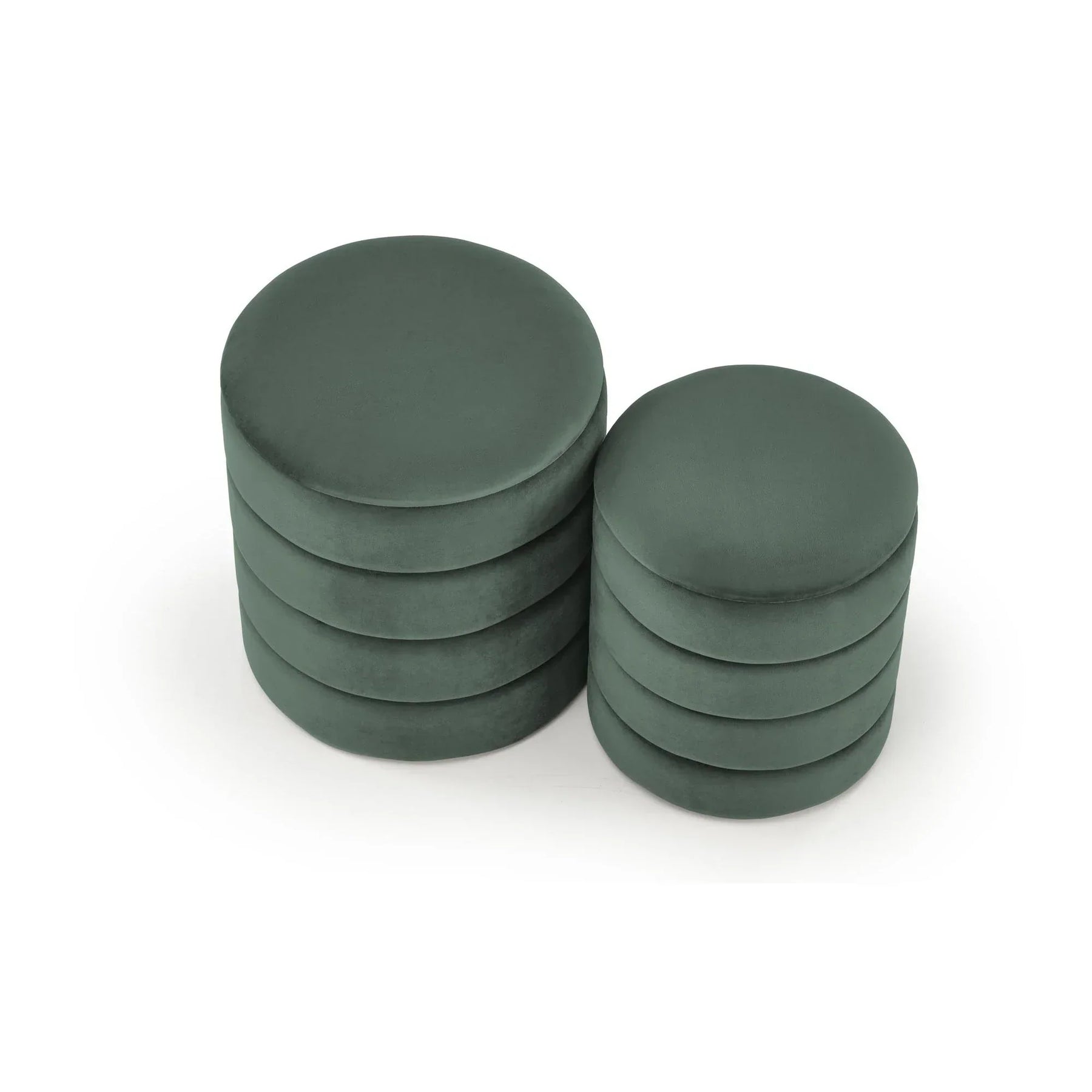 Set 2 taburete HOUSTON OCN-35829, verde