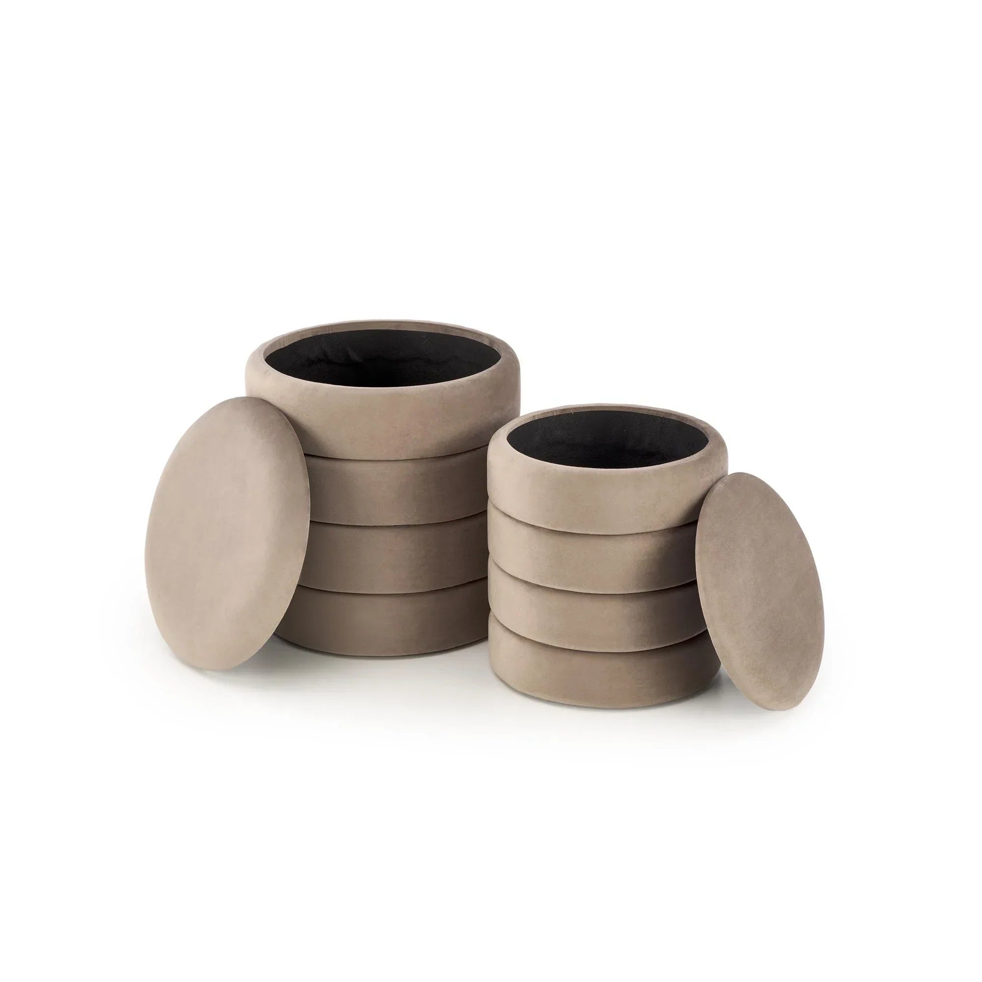 Set 2 taburete HOUSTON OCN-35830, bej