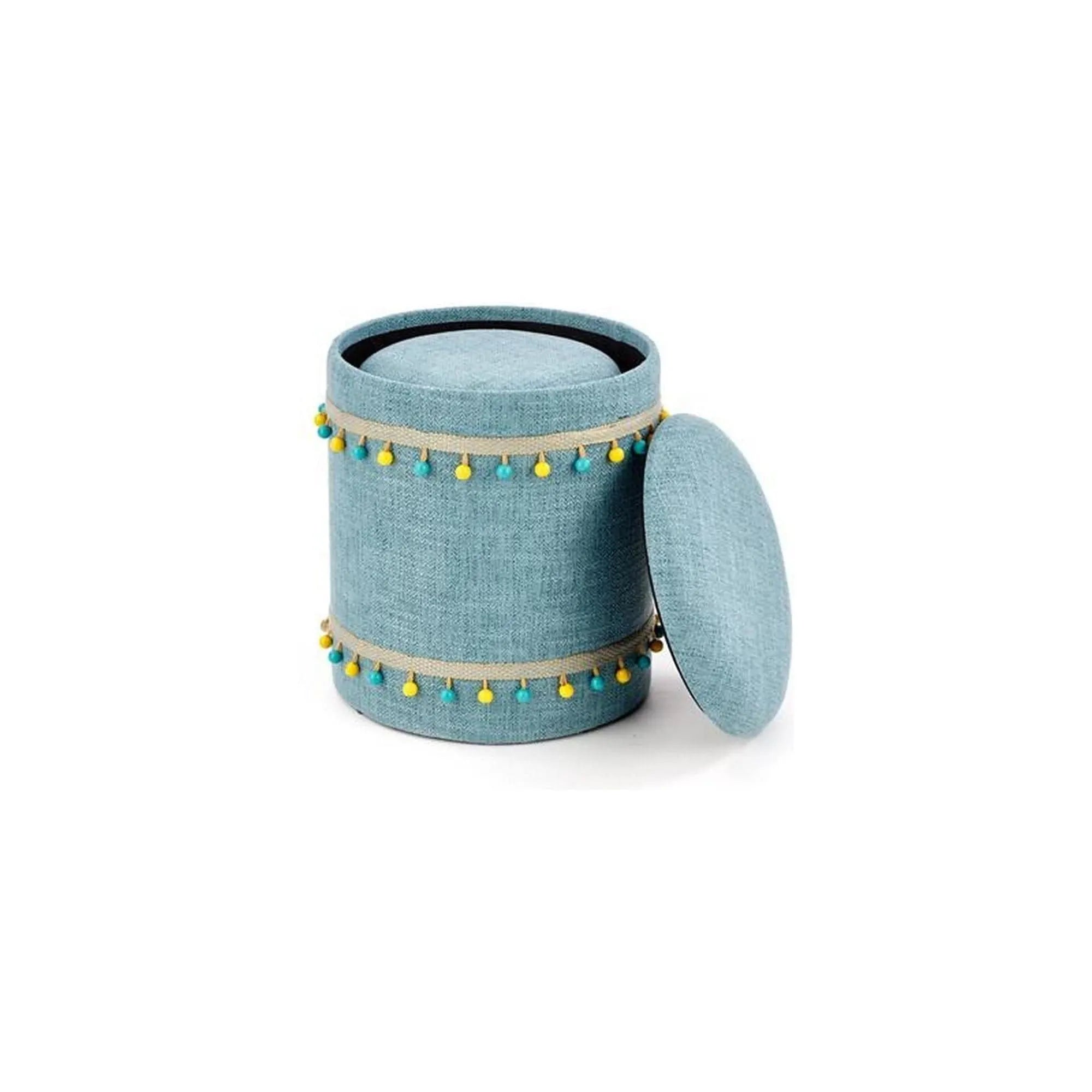 Set 2 taburete HOUSTON OCN-35842, albastru deschis