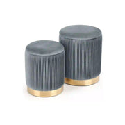 Set 2 taburete HOUSTON OCN-35846, gri