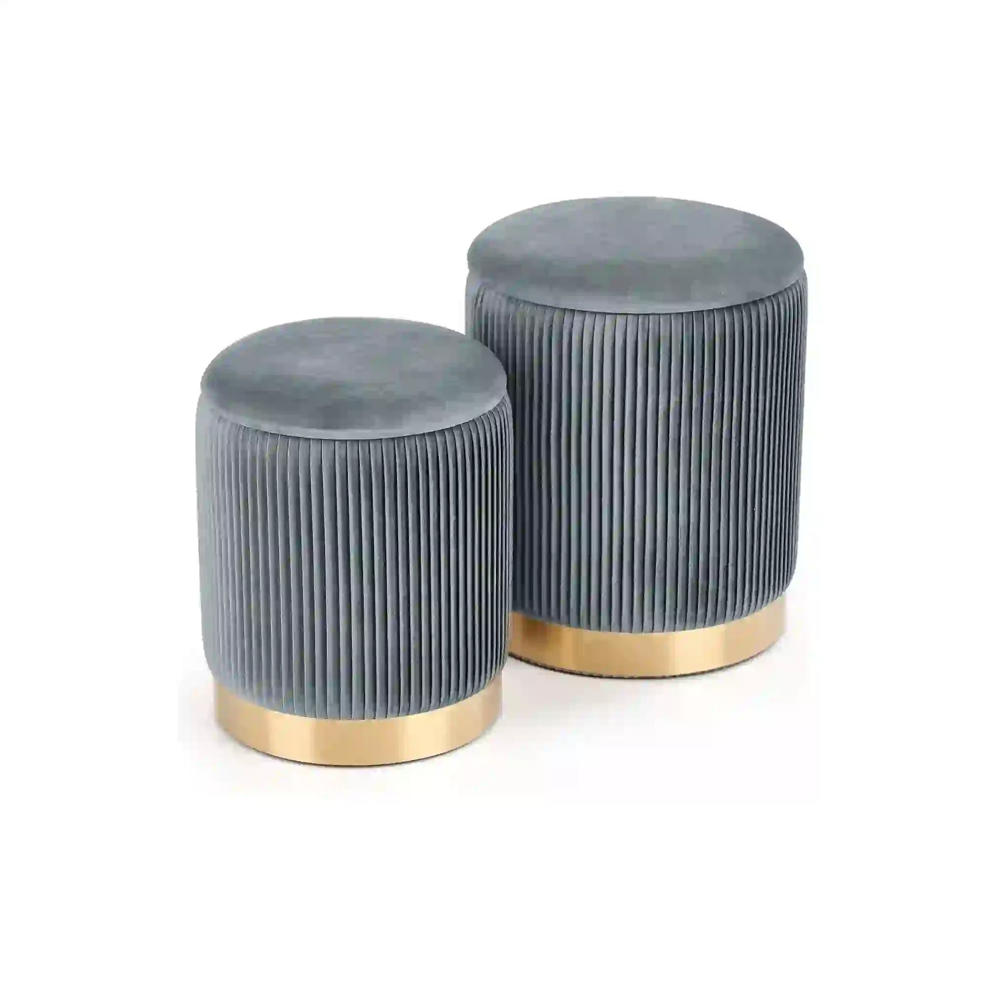 Set 2 taburete HOUSTON OCN-35846, gri