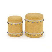 Set 2 taburete HOUSTON OCN-35855, galben