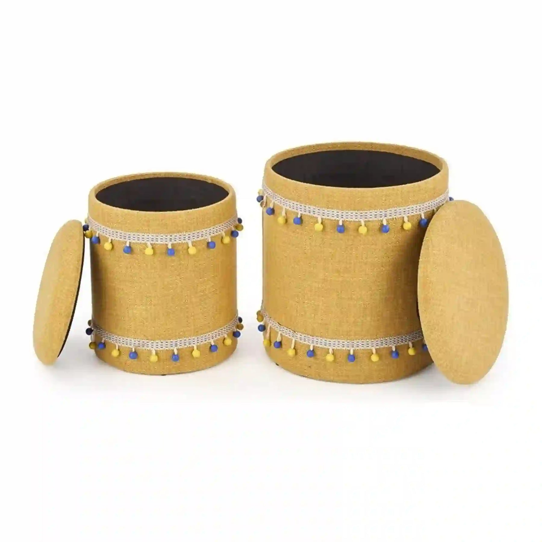 Set 2 taburete HOUSTON OCN-35855, galben