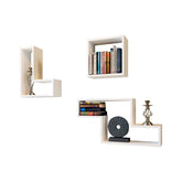 Set 3 rafturi AMSTERDAM OCN-30923, alb
