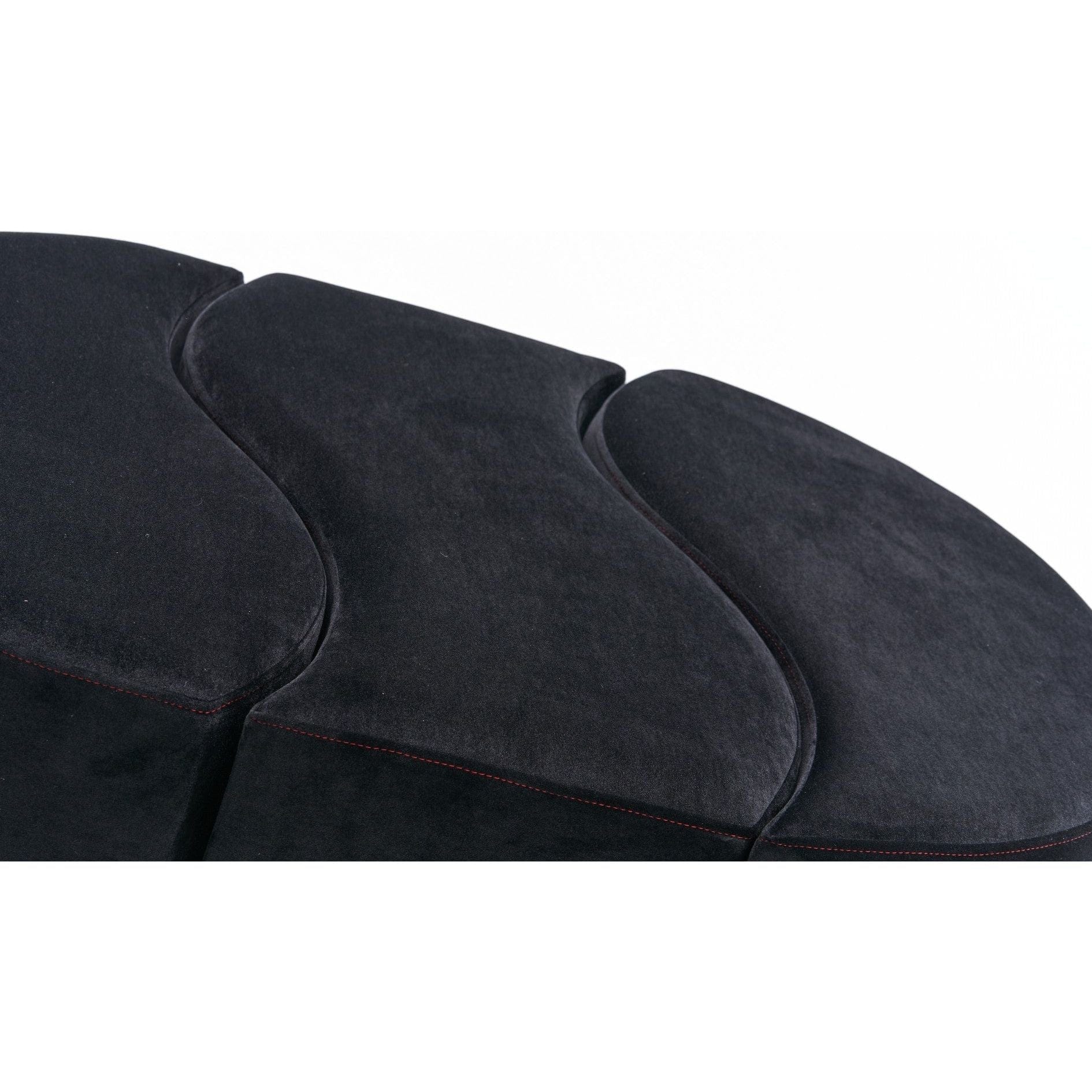 Set 3 taburete AMSTERDAM OCN-30229, negru