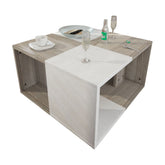 Set 4 masute AMSTERDAM OCN-31653, alb/stejar