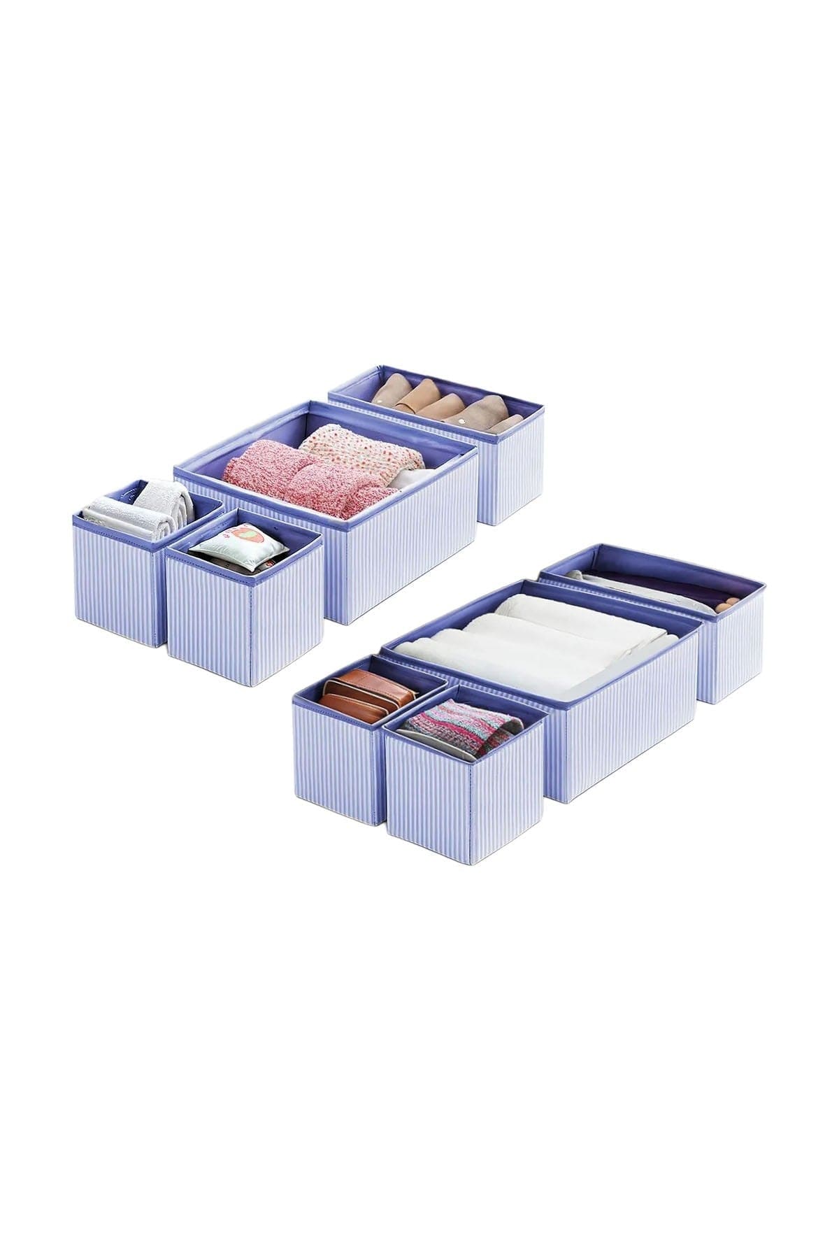 Set 4 organizatoare AMSTERDAM OCN-31375, albastru inchis
