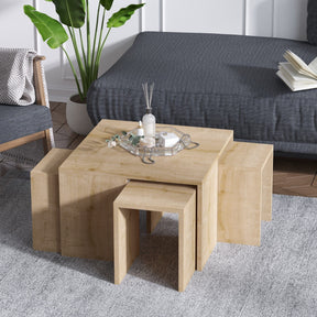 Set 5 masute AMSTERDAM OCN-31657, stejar