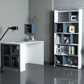 Set birou AMSTERDAM OCN-30775, alb/albastru