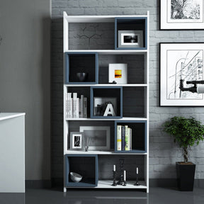 Set birou AMSTERDAM OCN-30775, alb/albastru