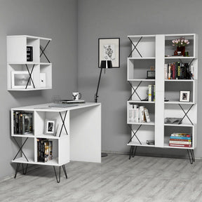 Set birou AMSTERDAM OCN-30780, alb