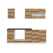 Set bucatarie BERGEN OCN-29849, stejar delano/alb