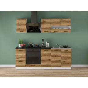 Set bucatarie BERGEN OCN-29849, stejar delano/alb