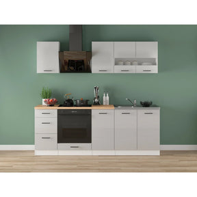 Set bucatarie BERGEN OCN-29853, gri deschis/alb