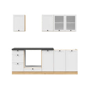 Set bucatarie BERGEN OCN-29857, alb/stejar