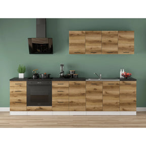 Set bucatarie BERGEN OCN-29860, stejar delano/alb