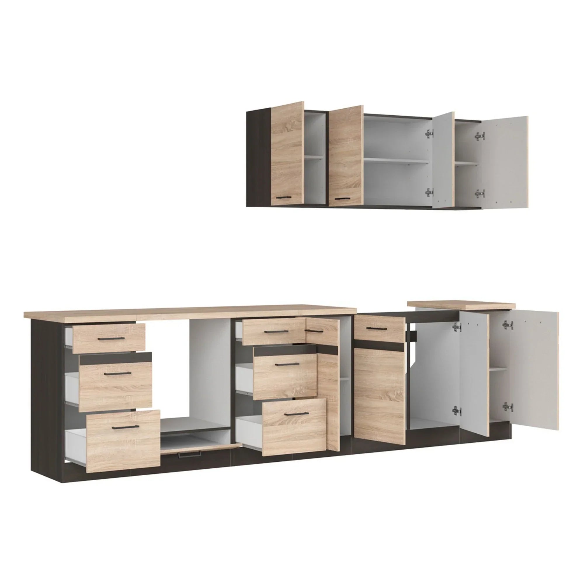 Set bucatarie BERGEN OCN-29862, stejar sonoma/wenge