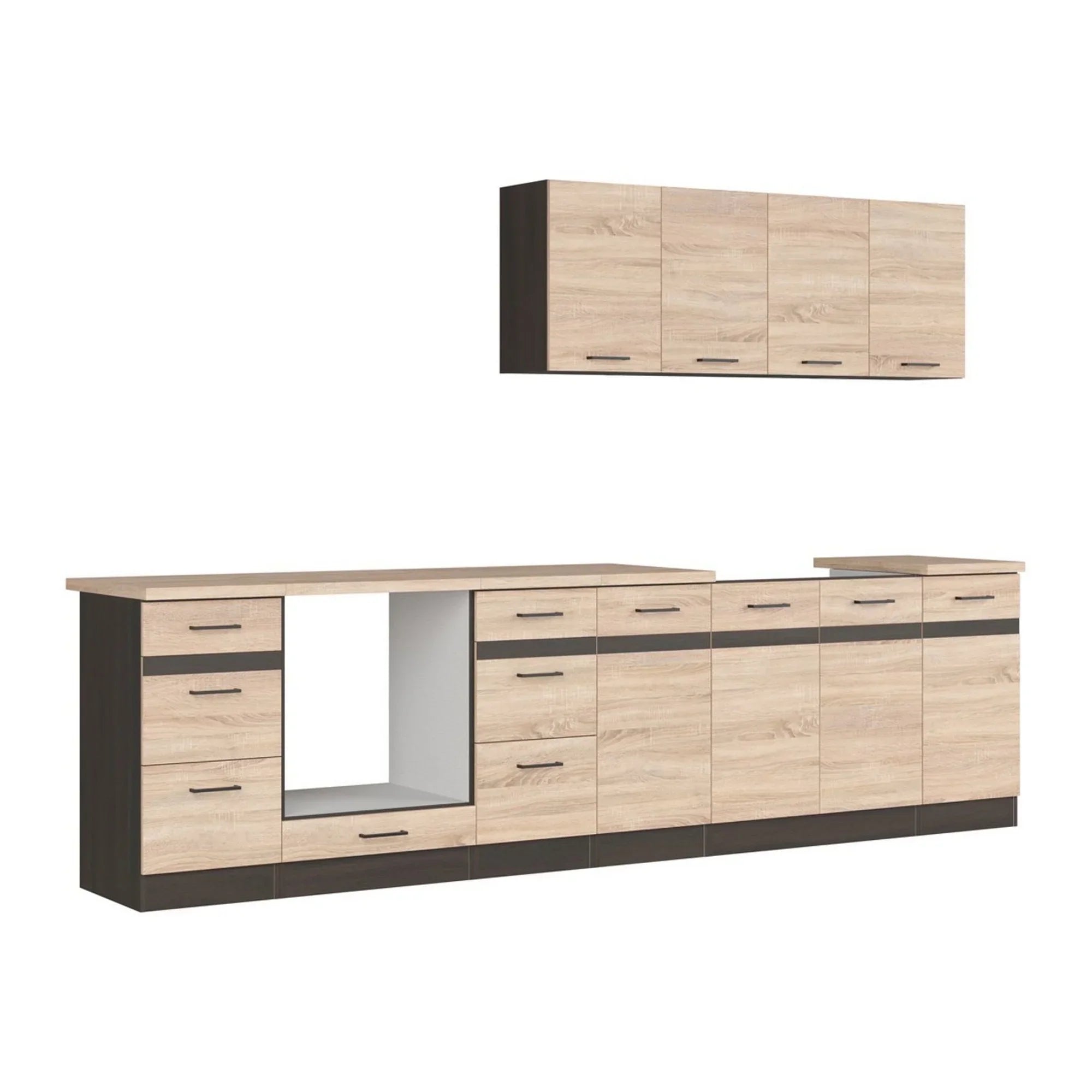 Set bucatarie BERGEN OCN-29862, stejar sonoma/wenge