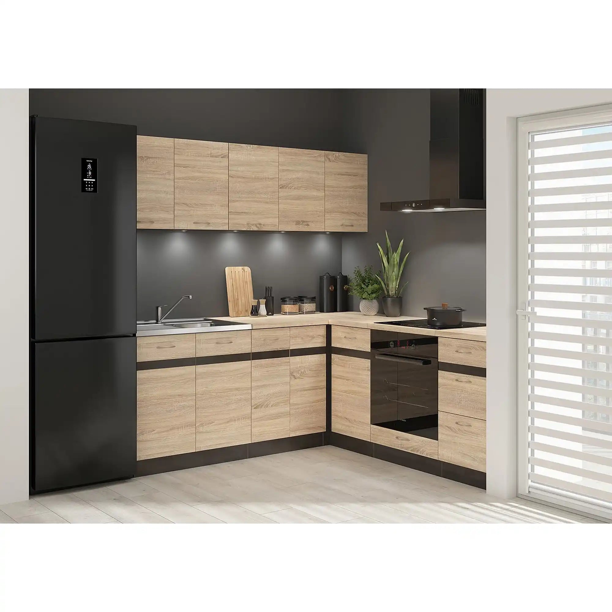 Set bucatarie BERGEN OCN-29868, stejar sonoma/wenge