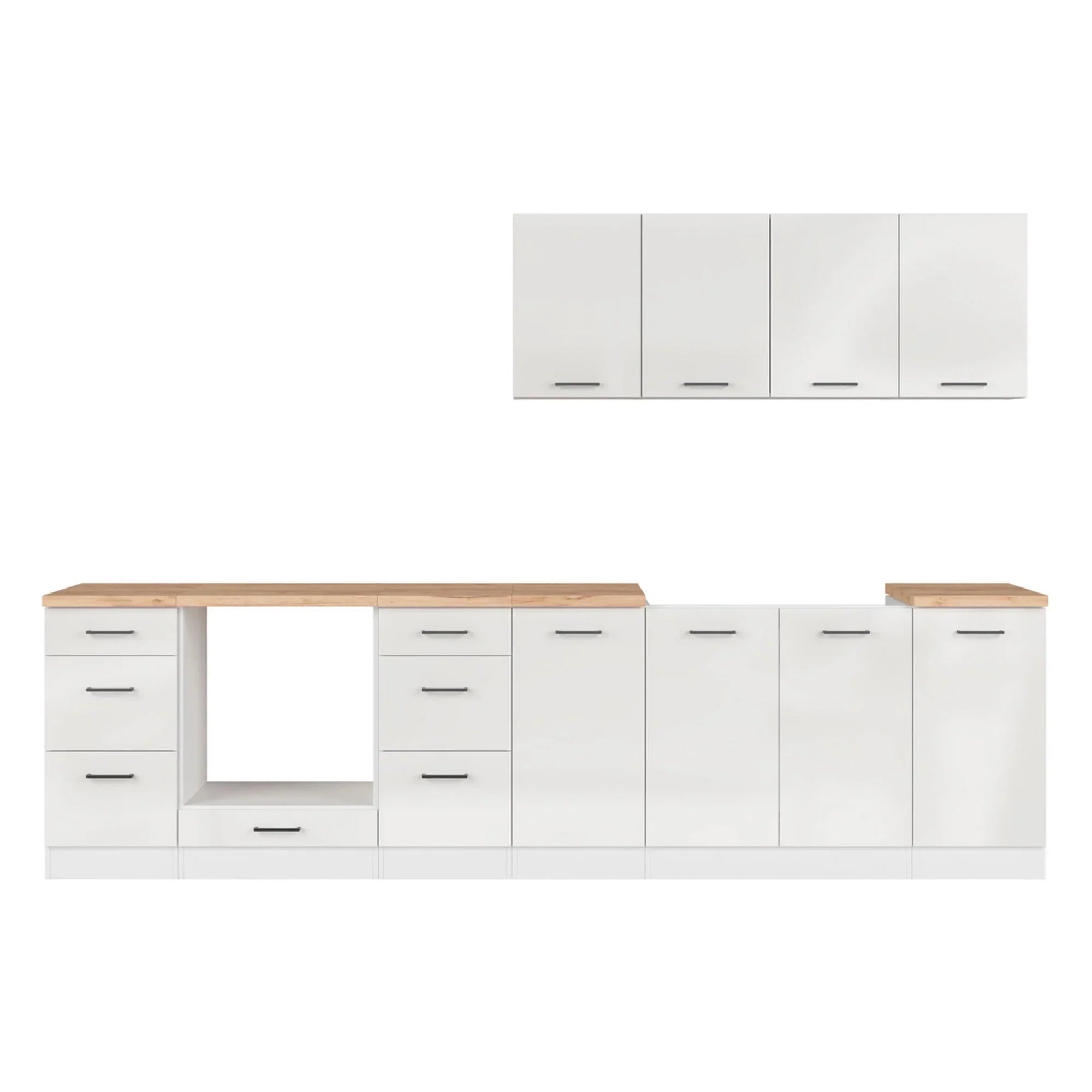 Set bucatarie BERGEN OCN-29872, alb lucios