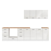 Set bucatarie BERGEN OCN-29872, alb lucios