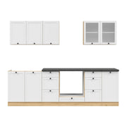 Set bucatarie BERGEN OCN-29878, alb/stejar