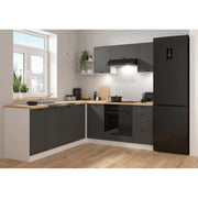 Set bucatarie BERGEN OCN-29891, gri grafit/alb