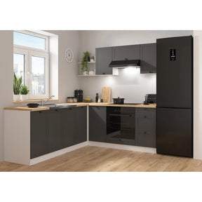 Set bucatarie BERGEN OCN-29891, gri grafit/alb