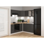 Set bucatarie BERGEN OCN-29905, gri grafit/alb