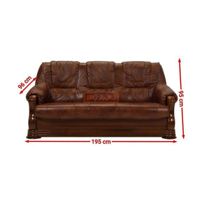 Set canapea si fotolii piele naturala PARMA 311 (canapea extensibila 3 locuri, doua fotolii fixe)
