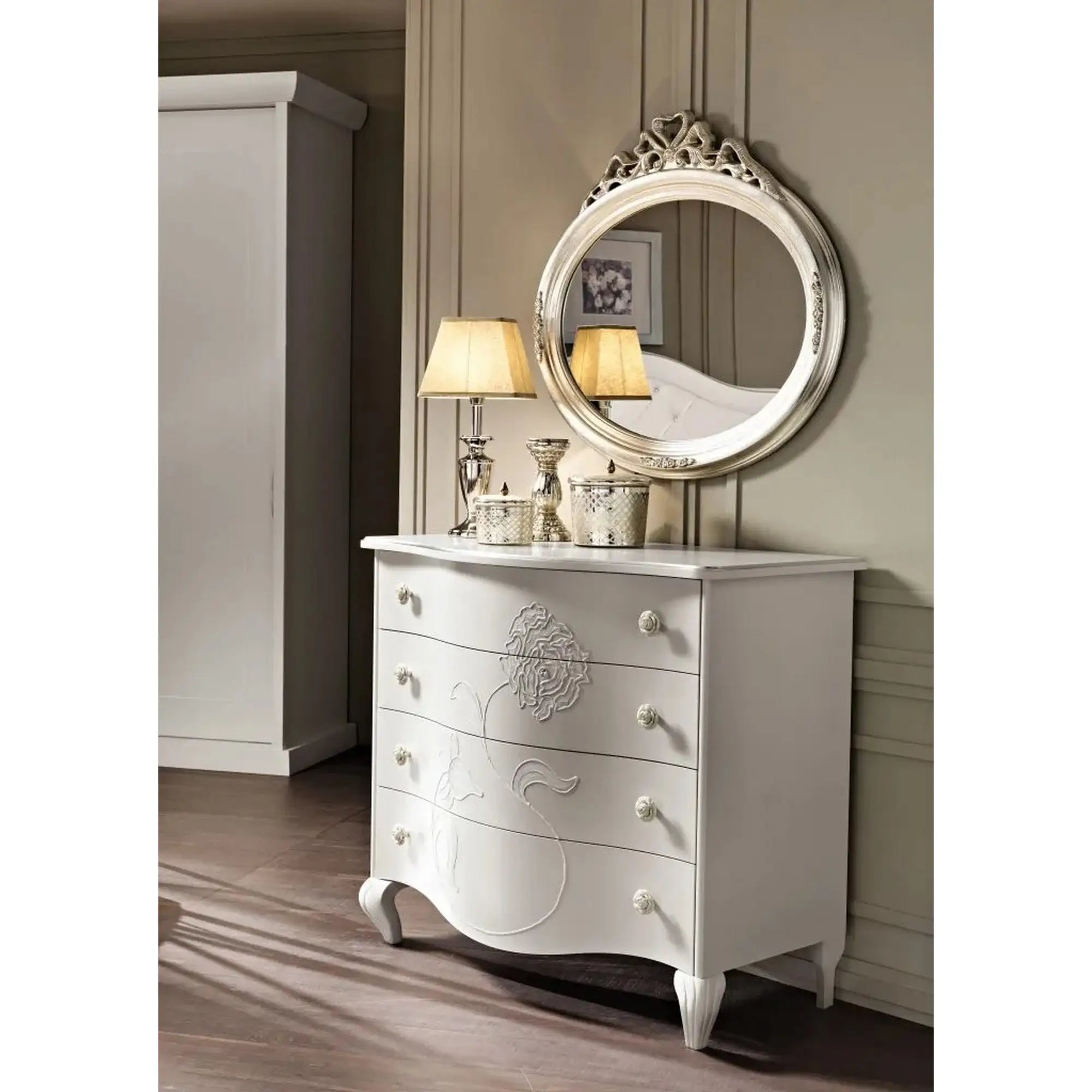 Set dormitor BARCELONA OCN-28646, alb