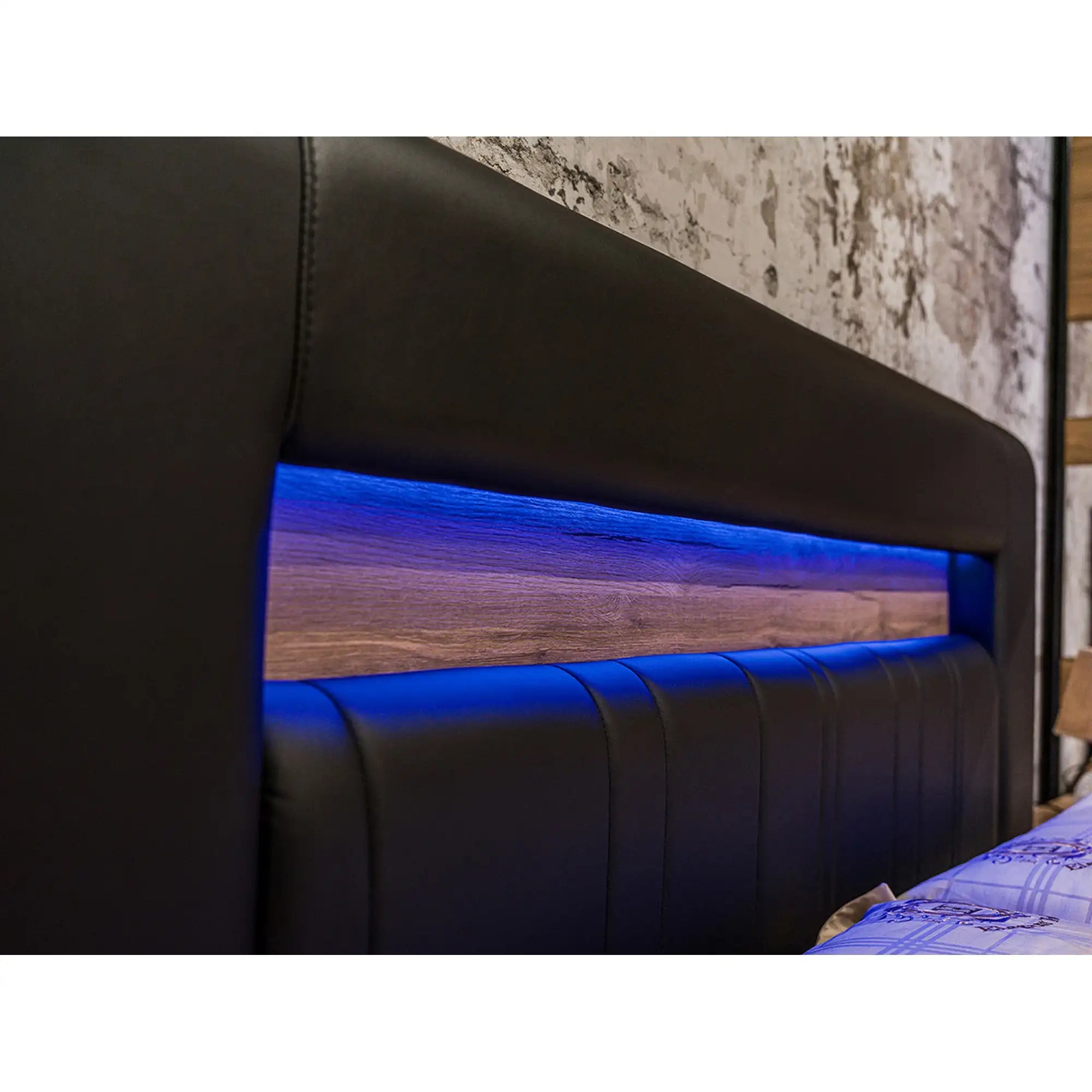 Set dormitor BARCELONA OCN-28649, negru/stejar