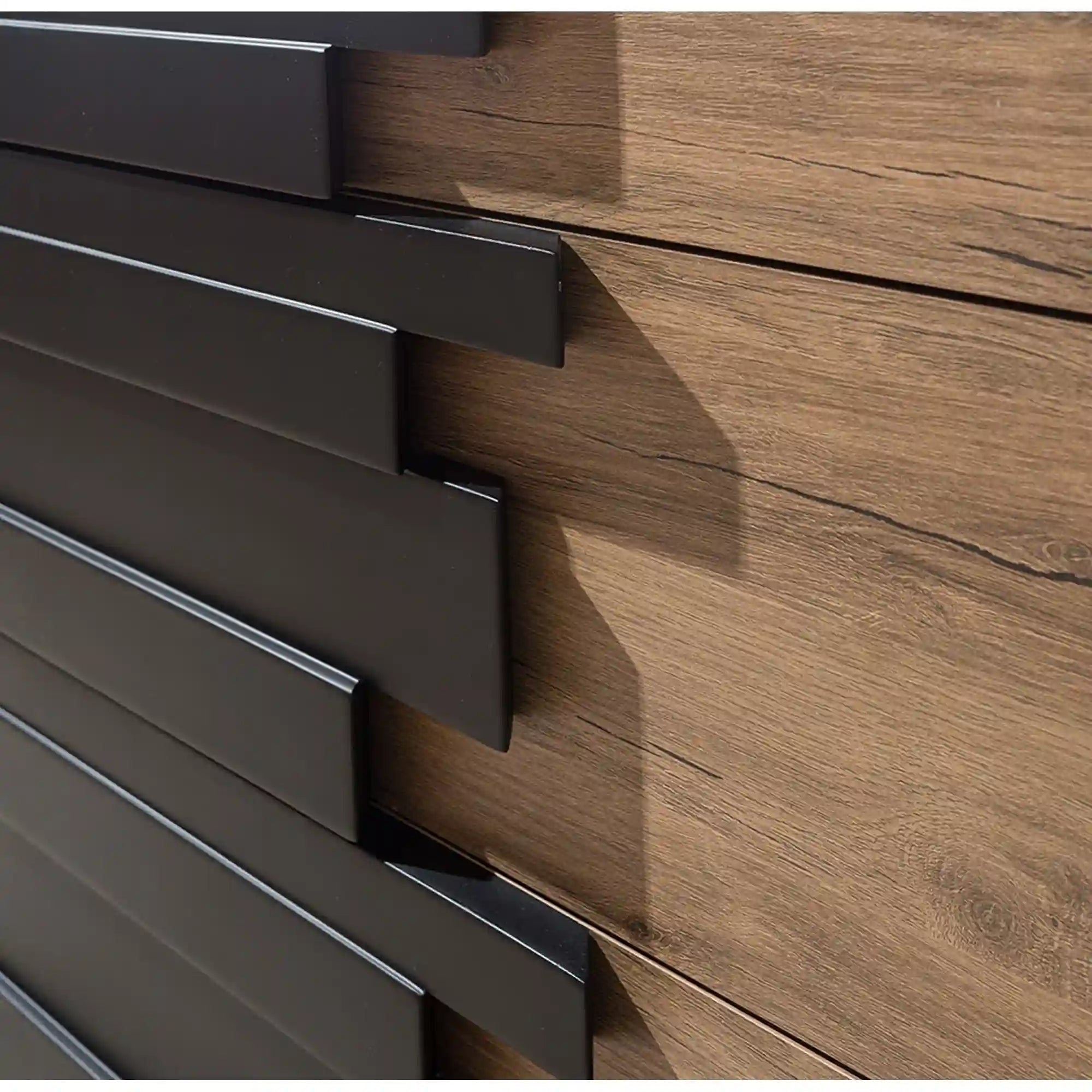 Set dormitor BARCELONA OCN-28649, negru/stejar