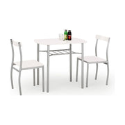 Set masa si 2 scaune HOUSTON OCN-35882, gri/alb