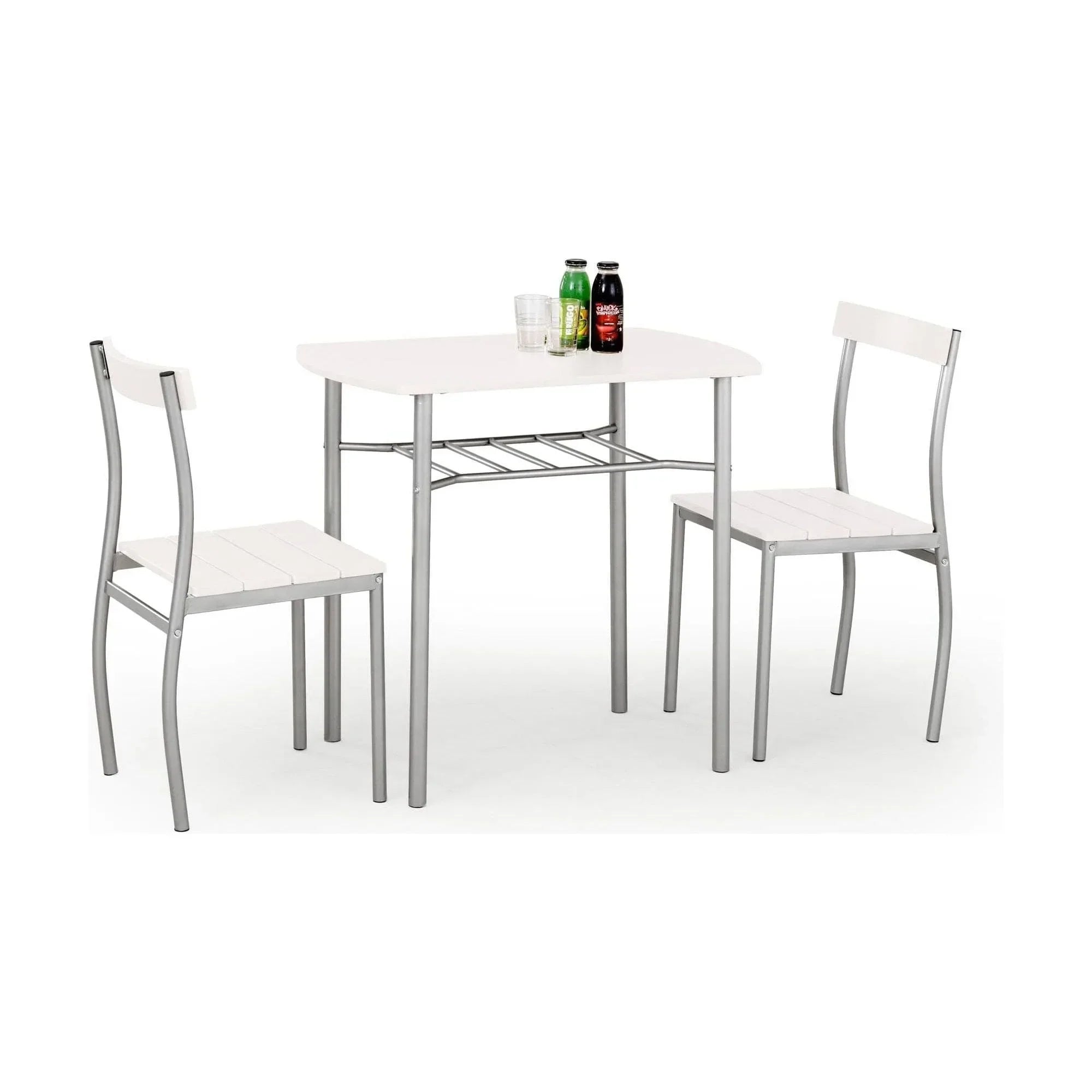 Set masa si 2 scaune HOUSTON OCN-35882, gri/alb