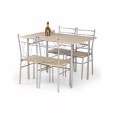 Set masa și 4 scaune din stejar sonoma, ideal pentru un living modern – primabucata