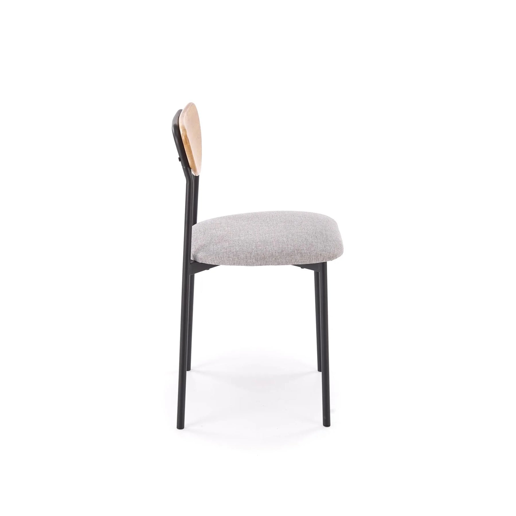 Set masa si 4 scaune HOUSTON OCN-35885, stejar/negru/gri