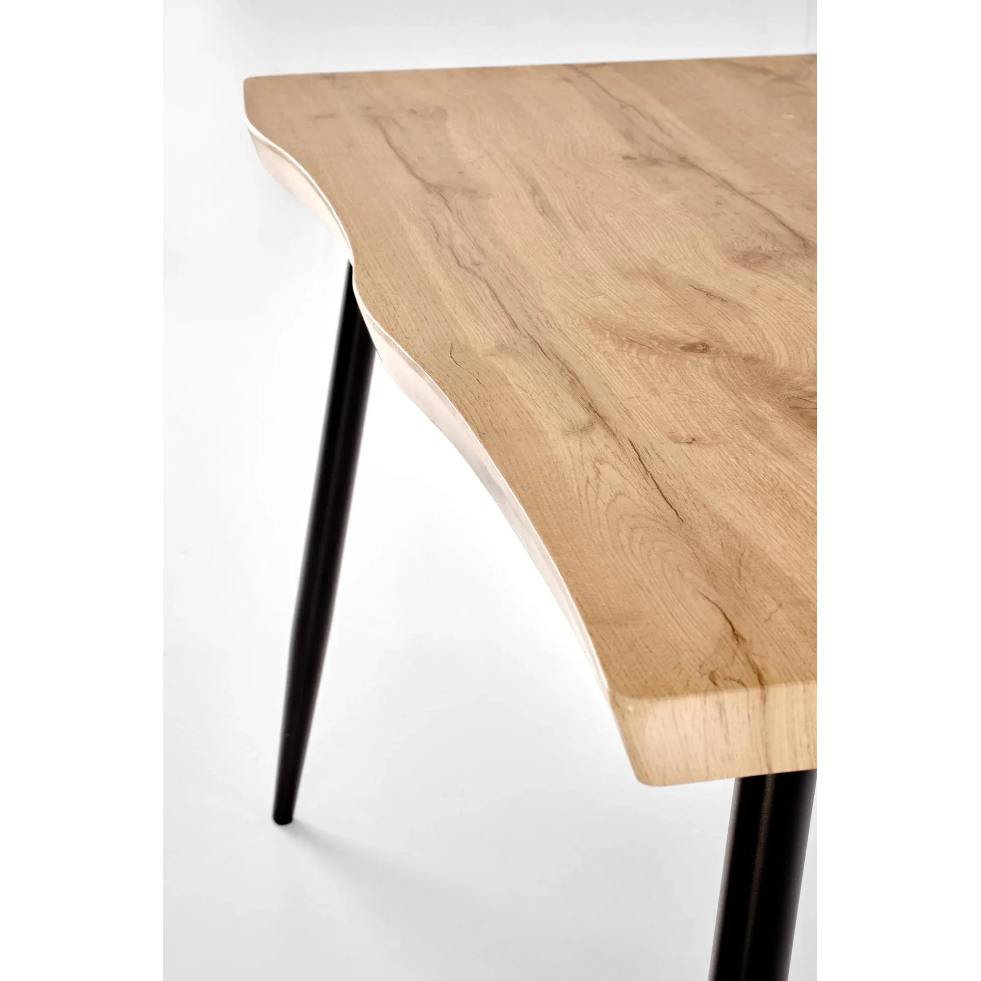 Set masa si 4 scaune HOUSTON OCN-35885, stejar/negru/gri